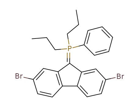 Dipropyl-phenyl-<2,7-dibrom-fluorenyliden-(9)>-phosphoran