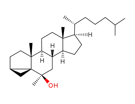Molecular Structure of 15119-50-3 (6α-Methyl-3α,5-cyclo-5α-cholestan-6β-ol)