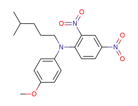 (2,4-Dinitro-phenyl)-(4-methoxy-phenyl)-(4-methyl-pentyl)-amine