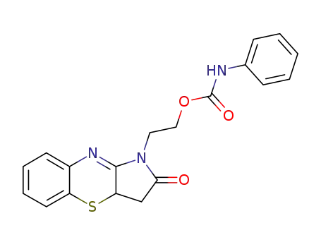 2-(2-oxo-3,3a-dihydropyrrolo[3,2-b][1,4]benzothiazin-1(2H)-yl)ethyl phenylcarbamate