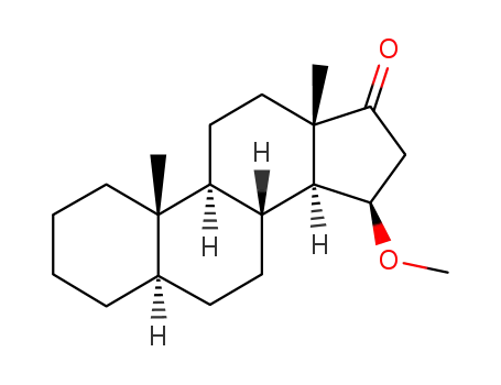 Molecular Structure of 38776-08-8 (15β-Methoxy-5α-androstan-17-on)