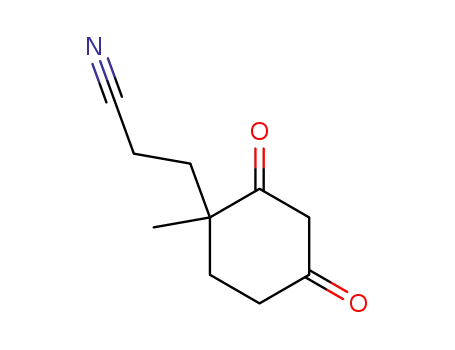 1-Methyl-1-(2-cyan-ethyl)-cyclohexandion-(2,4)