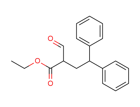 4,4-Diphenyl-2-formyl-buttersaeure-aethylester