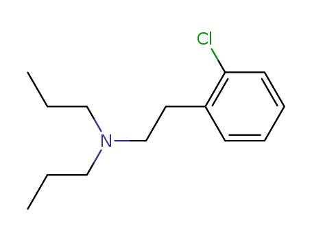 Molecular Structure of 92328-85-3 (2-Dipropylamino-1-<2-chlor-phenyl>-aethan)