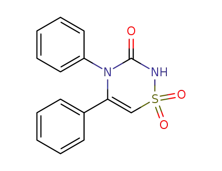 1,1-dioxo-4,5-diphenyl-1,4-dihydro-2<i>H</i>-1λ<sup>6</sup>-[1,2,4]thiadiazin-3-one