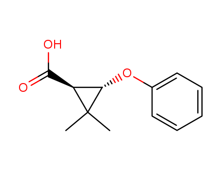 Cyclopropanecarboxylicacid, 2,2-dimethyl-3-phenoxy-, trans- (8CI)