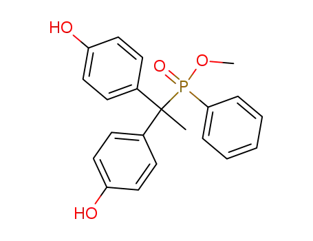<1,1-Bis-(4-hydroxy-phenyl)-aethyl>-phenylphosphinsaeure-methylester