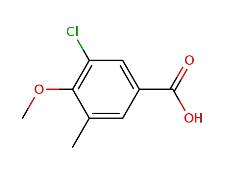 Benzoic acid, 3-chloro-4-methoxy-5-methyl-
