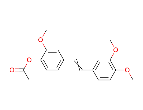 Acetic acid 4-[(E)-2-(3,4-dimethoxy-phenyl)-vinyl]-2-methoxy-phenyl ester