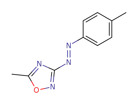 5-methyl-3-<i>trans</i>-<i>p</i>-tolylazo-[1,2,4]oxadiazole