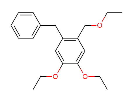 Molecular Structure of 94762-32-0 (4,5-Diethoxy-2-ethoxymethyl-diphenylmethan)