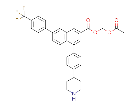 C<sub>32</sub>H<sub>28</sub>F<sub>3</sub>NO<sub>4</sub>