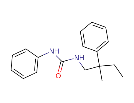 rac. N-<2-Methyl-2-phenyl-butyl>-N'-phenyl-harnstoff