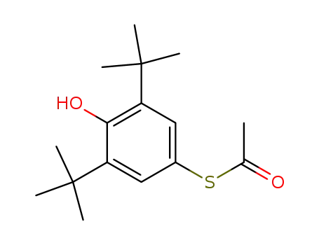 Ethanethioic acid, S-[3,5-bis(1,1-dimethylethyl)-4-hydroxyphenyl] ester