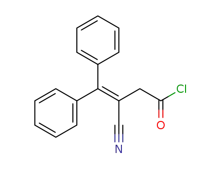 3-Cyano-4,4-diphenyl-but-3-enoyl chloride