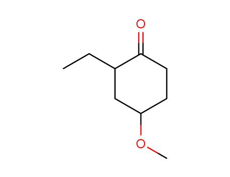 Molecular Structure of 13482-27-4 (2-Ethyl-4-methoxycyclohexanone)