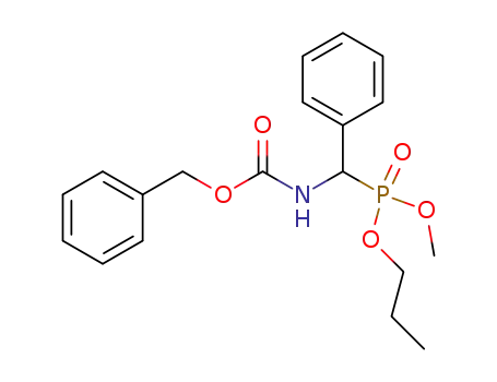 (Benzyloxycarbonylamino-phenyl-methyl)-phosphonic acid methyl ester propyl ester
