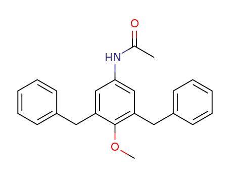 4-Acetamino-2,6-dibenzyl-anisol