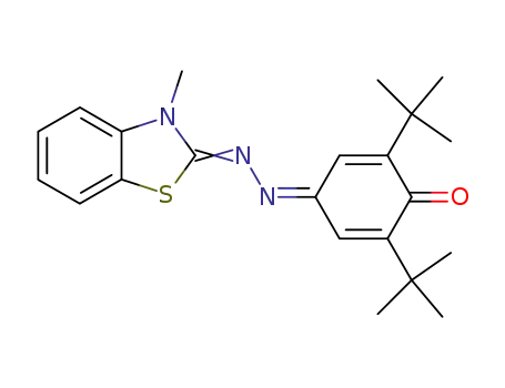 2,6-Ditert-butyl-p-benzoquinone-3-methyl-4-azine-2-benzothiazolinone
