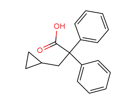 2,2-Diphenyl-3-cyclopropyl-propionsaeure