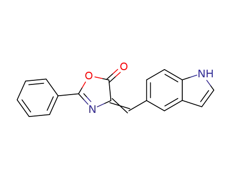5(4H)-Oxazolone, 4-(1H-indol-5-ylmethylene)-2-phenyl-