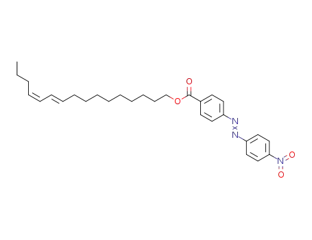 4-(4-nitro-phenylazo)-benzoic acid hexadeca-10<i>t</i>,12<i>c</i>-dienyl ester