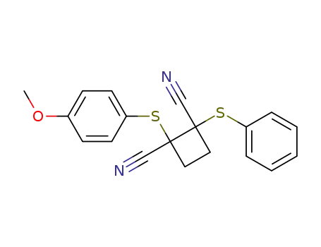 1-(4-Methoxy-phenylsulfanyl)-2-phenylsulfanyl-cyclobutane-1,2-dicarbonitrile