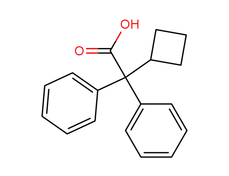 2,2-Diphenyl-2-cyclobutyl-essigsaeure