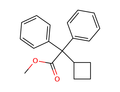 Cyclobutyl-diphenyl-acetic acid methyl ester