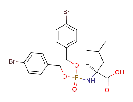 N-<Bis-(4-brom-benzyl)-phosphoryl>-leucin