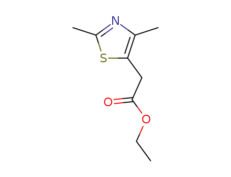 Molecular Structure of 405921-41-7 (Ethyl2-(2,4-dimethylthiazol-5-yl)acetate)