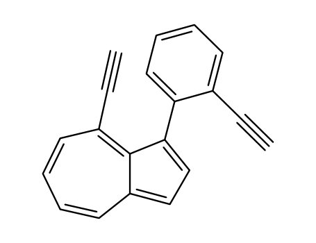 4-Ethinyl-3-<2-ethinyl-phenyl>azulen