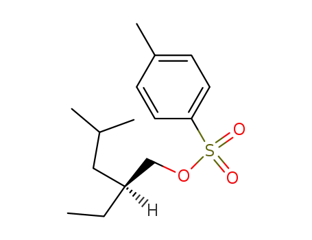 Molecular Structure of 56640-34-7 ((+)(S)-2-Ethyl-4-methyl-1-pentanol-p-toluolsulfonsaeureester)