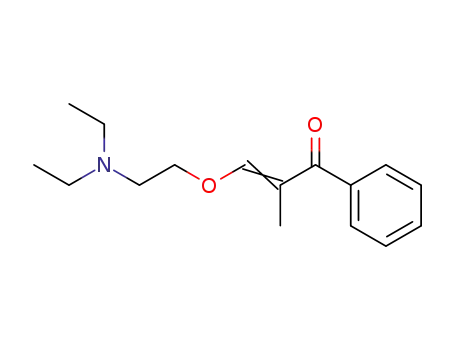 1-(2-Diethylamino-ethoxy)-2-benzoyl-propen-<sup>(1)</sup>
