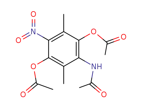 2.5-Dimethyl-3-acetylamino-6-nitro-hydrochinondiacetat