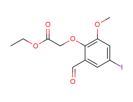 (2-Formyl-4-jod-6-methoxy-phenoxy)essigsaeure-ethylester