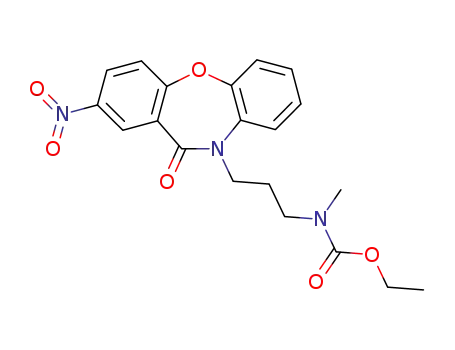 methyl-[3-(2-nitro-11-oxo-11<i>H</i>-dibenzo[<i>b</i>,<i>f</i>][1,4]oxazepin-10-yl)-propyl]-carbamic acid ethyl ester