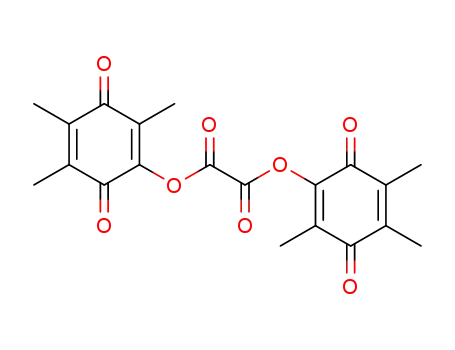 Oxalic acid bis-(2,4,5-trimethyl-3,6-dioxo-cyclohexa-1,4-dienyl) ester
