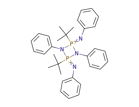 2,4-Di-tert.butyl-1,3-diphenyl-1,3,2,4-diazadiphosphetidin-diimid