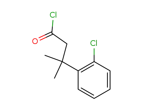 3-methyl-3-(2-chloro-phenyl)-butanoyl chloride