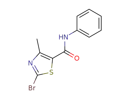 2-bromo-4-methyl-N-phenylthiazole-5-carboxamide