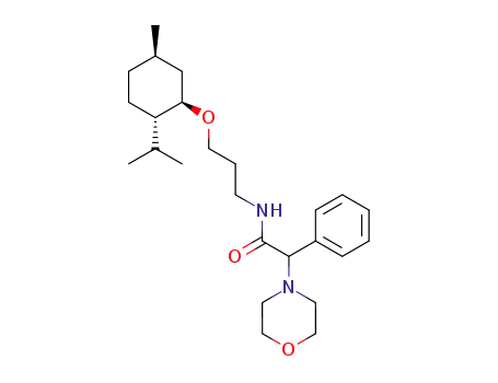 <i>N</i>-(3-menthyloxy-propyl)-2-morpholin-4-yl-2-phenyl-acetamide