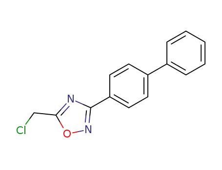 3-biphenyl-4-yl-5-chloromethyl-[1,2,4]oxadiazole
