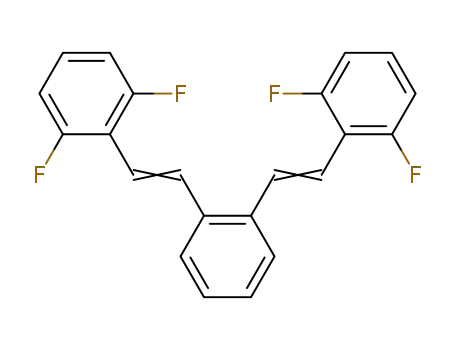 o-Bis-<2,6-difluor-phenylethenyl>-benzol