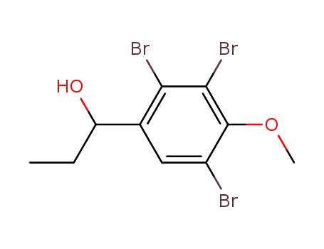 2,3,6-Tribrom-4-<1-hydroxy-propyl>-anisol