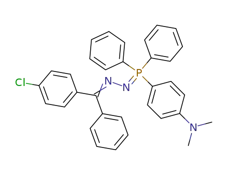 Molecular Structure of 13271-45-9 (<p-Chlorphenyl-phenyl-keton>-p-dimethylaminophenyl-diphenyl-phosphazin)
