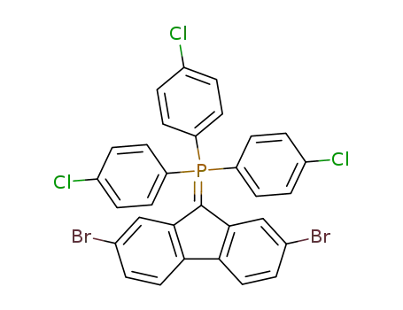 Tris-(4-chlor-phenyl)-<2,7-dibrom-fluorenyliden-(9)>-phosphoran
