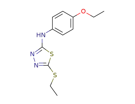 (4-ethoxy-phenyl)-(5-ethylsulfanyl-[1,3,4]thiadiazol-2-yl)-amine