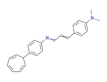 7-<4-(4-Dimethylamino-cinnamylidenamino)-phenyl>-tropyliden