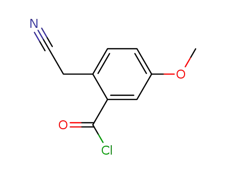 m-아니소일 클로라이드, 6-(시아노메틸)-(8CI)